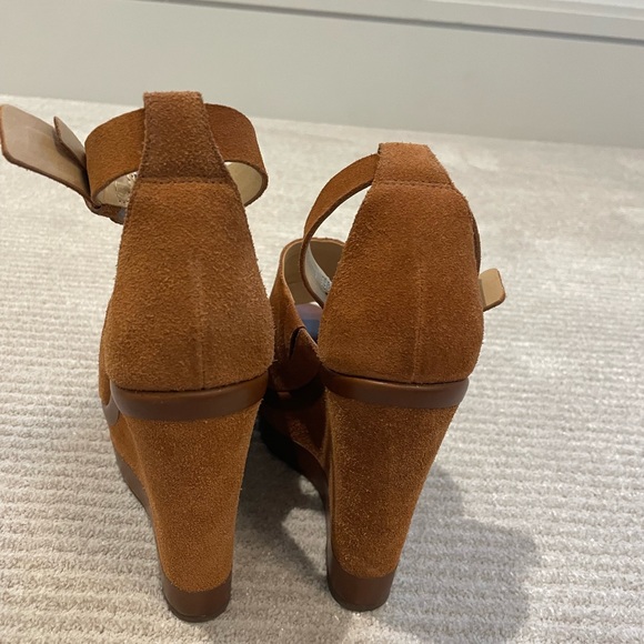 Schutz suede wedges size 36.5 - Picture 3 of 4